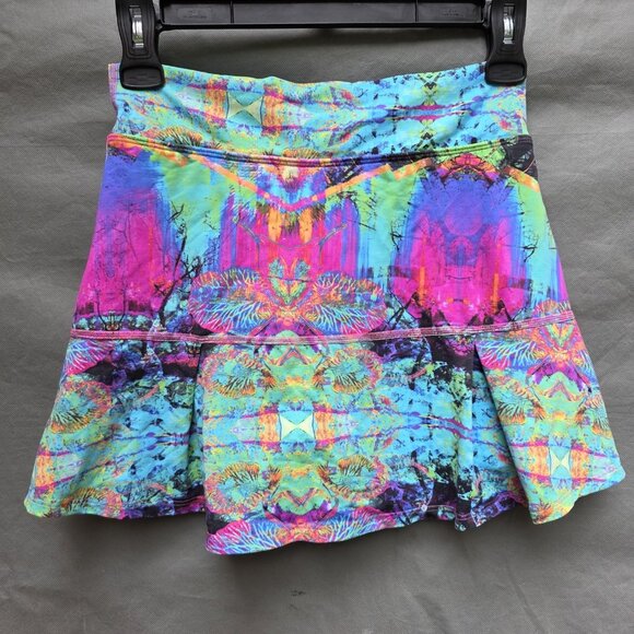 Dona Jo Mutlicolor Skort Womens Size 2 (L 12/14) Athletic Pickleball Golf Tennis - Picture 3 of 6